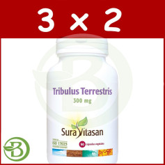 Pacote 3x2 Tribulus Terrestris 90 Cápsulas Sura Vitasan