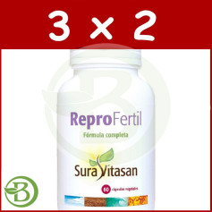 Embalagem 3x2 Reprofertil 60 Cápsulas Sura Vitasan