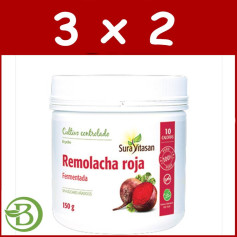 Pack 3x2 Beterraba Vermelha Fermentada 150Gr. Sura Vitasan