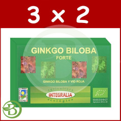 Pacote 3x2 Ginkgo Biloba Forte Eco 60 Cápsulas Integralia