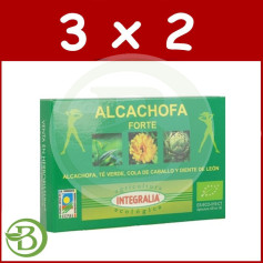 Pacote 3x2 Alcachofra Orgânica Forte 60 Cápsulas Integralia