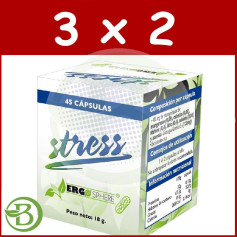 Pacote 3x2 Ergosphere Stress 45 Cápsulas Ergonat