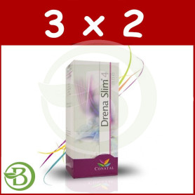 Pack 3x2 Drena Slim Jarabe 250Ml. Conatal