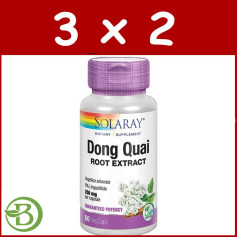 Pacote 3x2 Dong Quai 60 Cápsulas Solaray