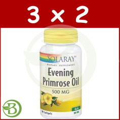 Pacote 3x2 Óleo de Prímula 90 Pérolas Solaray