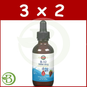 Pack 3x2 Vegetarian B12 1.000Mg. 53Ml. Kal