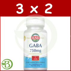 Pacote 3x2 Pequeno Gaba 30 Comprimidos Kal