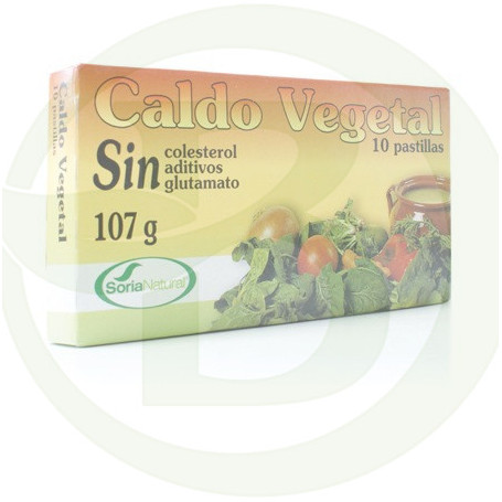 Caldo Vegetal 10 Pastillas Soria Natural
