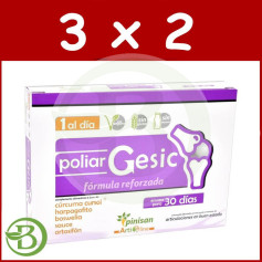 Pacote 3x2 Poliar Gesic 30 Cápsulas Pinisan