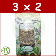 Pacote 3x2 Saco de Alcaçuz 60Gr. Soria Natural