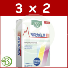 Pacote 3x2 Normolip 5 30 Cápsulas Esi
