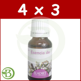 Pack 4x3 Aceite Esencial de Geranio 15Ml. Eladiet