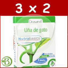 Pacote 3x2 Unha de Gato 30 Cápsulas Drasanvi