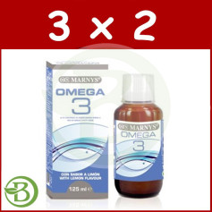 Pacote 3x2 Ómega 3 Óleo de Peixe Marnys