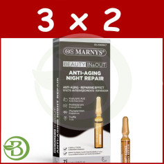 Pack 3x2 Reparo Noturno Antienvelhecimento - 7 Amp Marnys