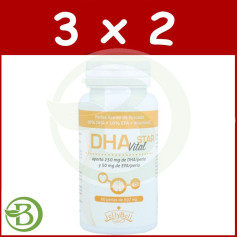 Pacote 3x2 Dha Vital Star 60 Pérolas Jellybell