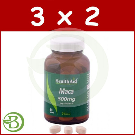 Pack 3x2 Maca (Lepidium Meyenii) Health Aid