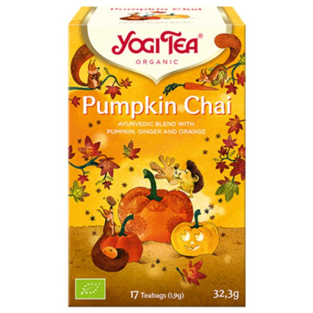 Chá Yogi Abóbora Chai 17 Filtros