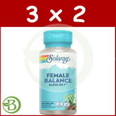 Pacote 3x2 Equilíbrio Feminino - 100 Vegcaps Solaray