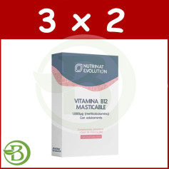 Nutrinat Evolution Pacote Mastigável de Vitamina B12 3x2