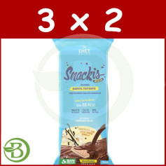 Pack 3x2 Barras Snackis Choco Leite Baunilha Herbora