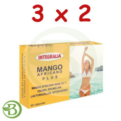 Pacote 3x2 African Mango Plus 60 Cápsulas Integralia