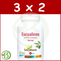 Pacote 3x2 Squalene 60 Pérolas Sura Vitasan