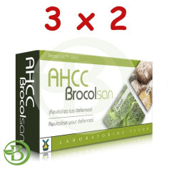 Pacote 3x2 AHCC Brocolsan 60 Cápsulas Tegor