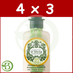 Pacote 4x3 Coconut Shila Shampoo