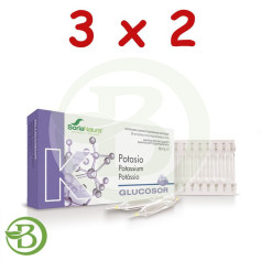 Embalagem 3x2 Glucosor Potassium 28 Frascos Soria Natural