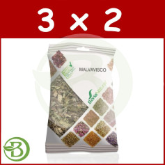Pacote 3x2 Saco Raiz de Marshmallow 75Gr. Soria Natural