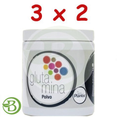 Pack 3x2 Glutamina 250Gr. plantas