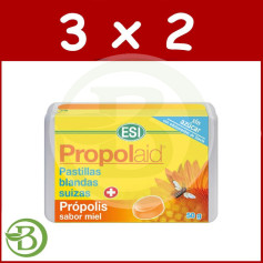 Pack 3x2 Propolaid Soft Tablet Mel 50Gr. ESI - Dieta Trepat