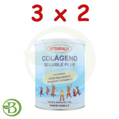 Pacote 3x2 Colágeno Solúvel Plus Sabor Baunilha Integralia