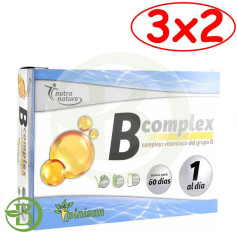 Pacote 3x2 Complexo B 60 Cápsulas Pinisan