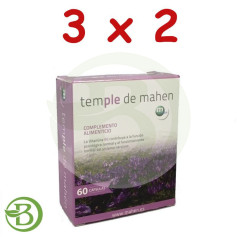 Pacote 3x2 Temple 60 cápsulas Mahen