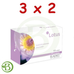 Pacote 3x2 Lotus 60 Comprimidos Eladiet