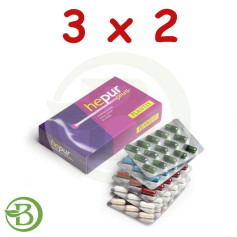 Embalagem 3x2 Hepur Plus 90 Cápsulas Plantis