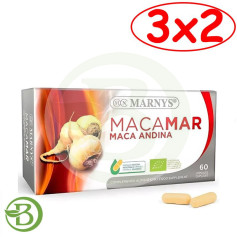 Pacote 3x2 Macamar 60 Cápsulas Marnys