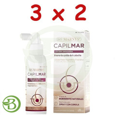 Pack 3x2 Loção Capilmar Antiqueda Spray 100Ml Marnys