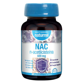 N-Acetilcisteína 600Mg 60 Comprimidos Naturmil