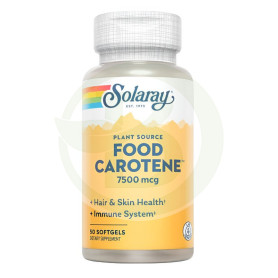 Food Carotene 50 Solaray Pearls