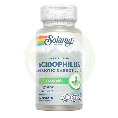 Acidophilus Plus 30 cápsulas Solaray