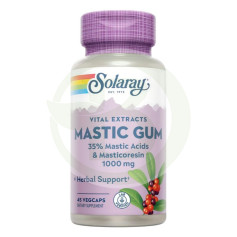 Goma de mástique 500Mg. 45 cápsulas vegetais Solaray