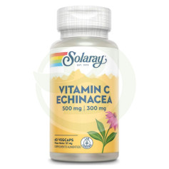 Vitamina C com Echinacea 60 cápsulas Solaray