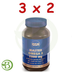 Pacote 3x2 Master Omega 3 80 Pérolas GSN