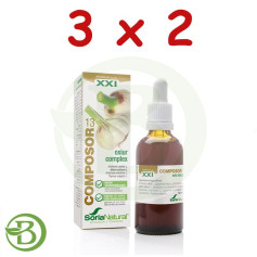 Pacote 3x2 Composor 13 Oxiur Complex 50Ml. Soria Natural