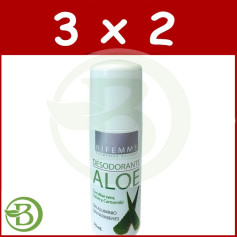 Pacote 3x2 Desodorante Aloe Vera 75Ml. Bifemme
