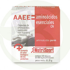 AAEE Essential Amino Acids 100 Capsules 500Mg. Nutrisport