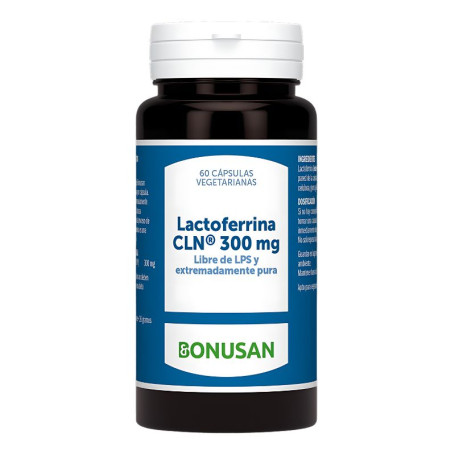 Lactoferrina Cln® 300 Mg 60 Cápsulas Bonusan